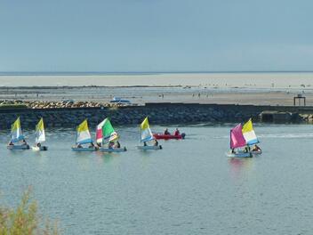 La Bernerie en Retz est le paradis des amateurs de sport nautique et surtout de voile